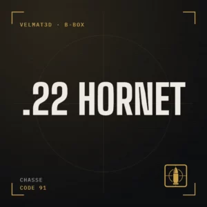 Boîte à cartouches .22 Hornet - VelMat3D
