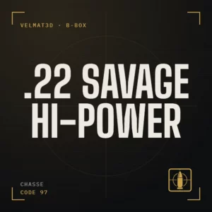 Boîte à cartouches .22 Savage Hi-Power - VelMat3D