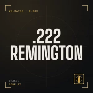 Boîte à cartouches .222 Remington - VelMat3D