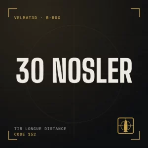 Boîte à cartouches 30 Nosler - VelMat3D