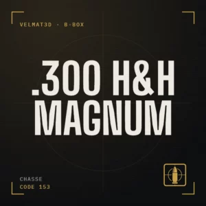 Boîte à cartouches .300 H&H Magnum - VelMat3D