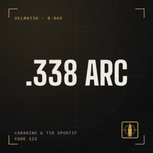 Boîte à cartouches .338 ARC - VelMat3D