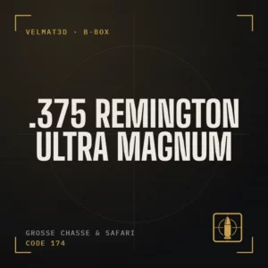 Boîte à cartouches .375 Remington Ultra Magnum - VelMat3D