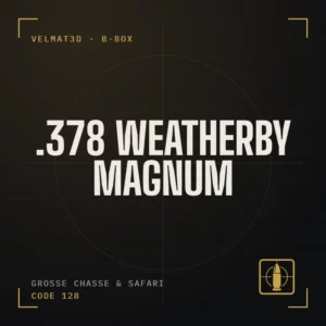 Boîte à cartouches .378 Weatherby Magnum - VelMat3D