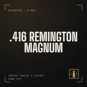 Boîte à cartouches .416 Remington Magnum - VelMat3D