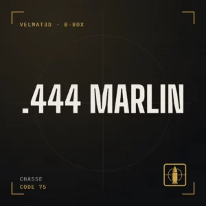 Boîte à cartouches .444 Marlin - VelMat3D