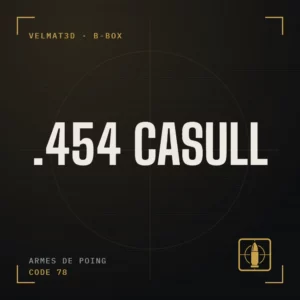 Boîte à cartouches .454 Casull - VelMat3D