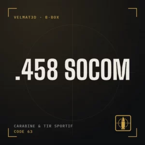 Boîte à cartouches .458 SOCOM - VelMat3D