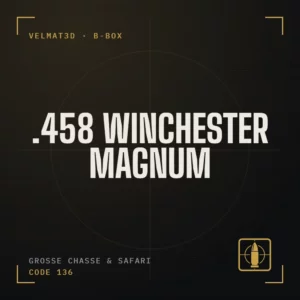 Boîte à cartouches .458 Winchester Magnum - VelMat3D