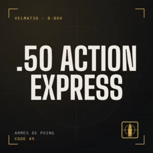 Boîte à cartouches .50 Action Express - VelMat3D