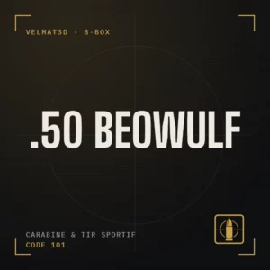 Boîte à cartouches .50 Beowulf - VelMat3D
