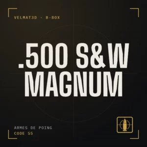 Boîte à cartouches .500 S&W Magnum - VelMat3D