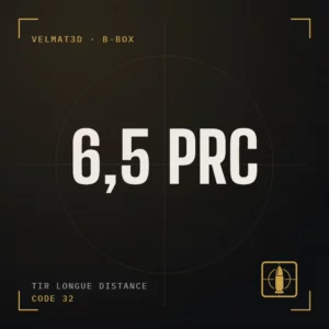 Boîte à cartouches 6,5 PRC - VelMat3D