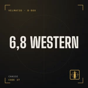 Boîte à cartouches 6,8 Western - VelMat3D