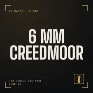 Boîte à cartouches 6 mm Creedmoor - VelMat3D
