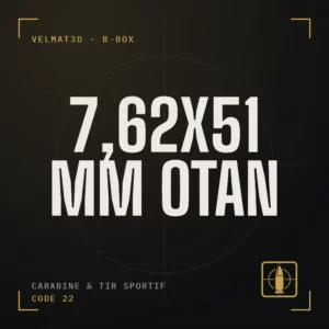 Boîte à cartouches 7,62x51 mm OTAN - VelMat3D