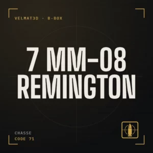 Boîte à cartouches 7 mm-08 Remington - VelMat3D
