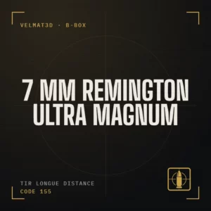 Boîte à cartouches 7 mm Remington Ultra Magnum - VelMat3D