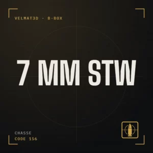 Boîte à cartouches 7 mm STW - VelMat3D