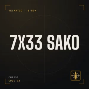 Boîte à cartouches 7x33 Sako - VelMat3D