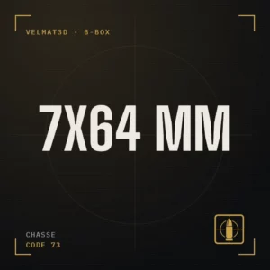 Boîte à cartouches 7x64 mm - VelMat3D