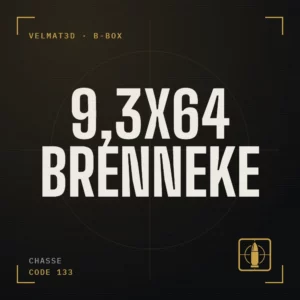 Boîte à cartouches 9,3x64 Brenneke - VelMat3D